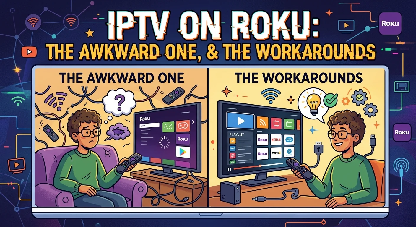 IPTV on Roku — a closed platform, the available options and their trade-offs