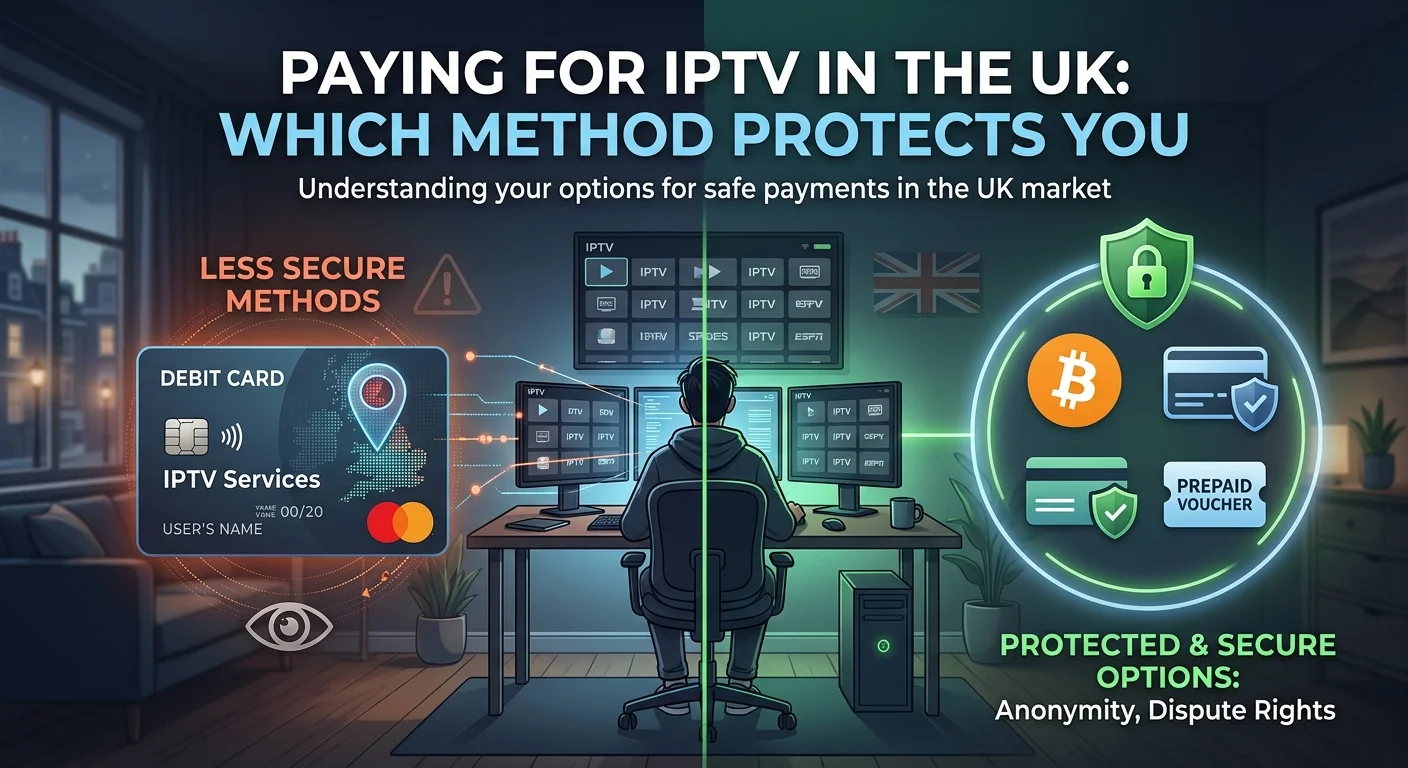 IPTV payment methods in the UK and the consumer protection each one carries
