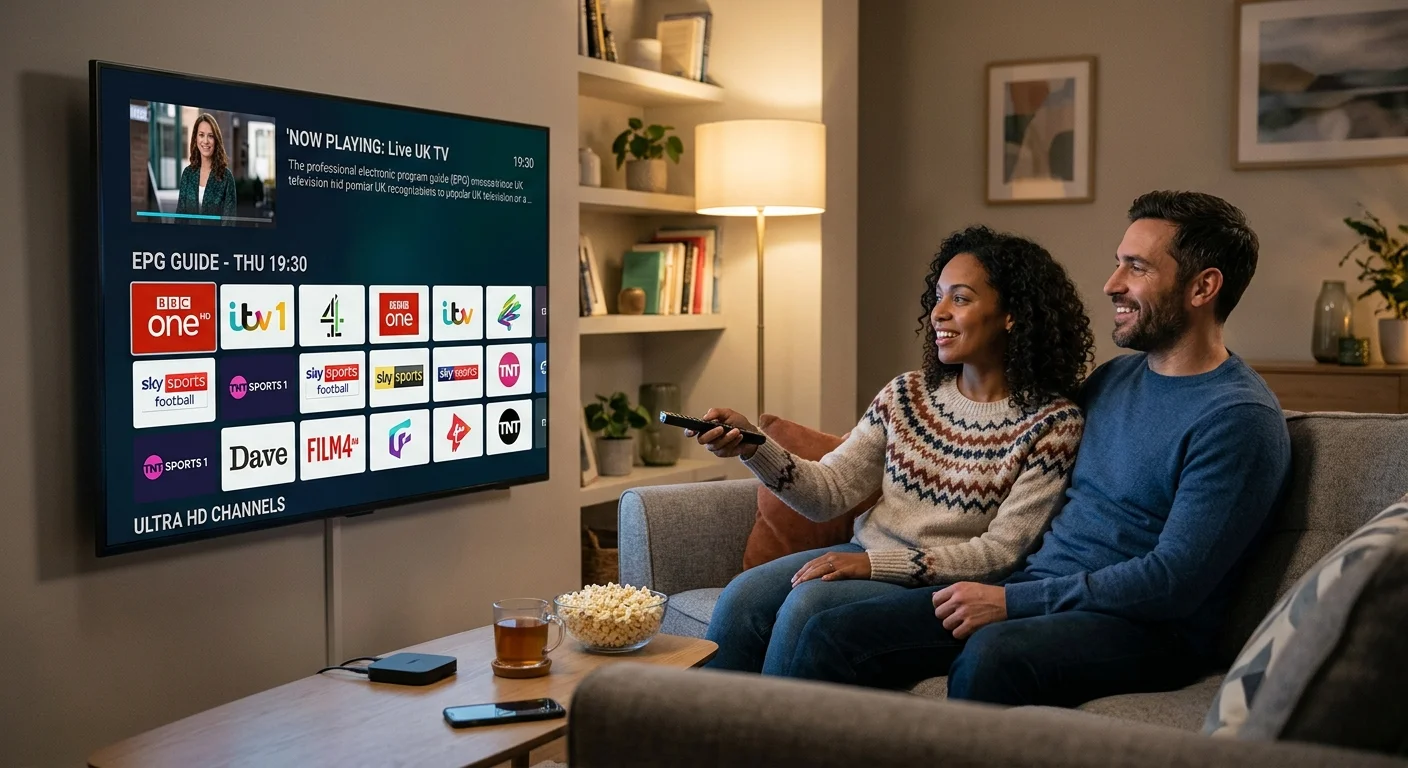 IPTV subscription UK — what is included for £24.99